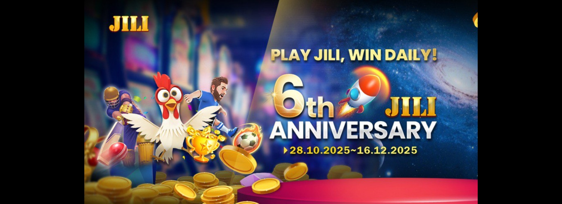 JILI 6th Anniversary Turbo Tournament